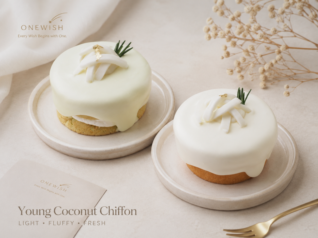 Premium Mini Chiffon Cake 精致青椰云朵戚风 · 小蛋糕 - 1pc